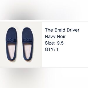 Brand New, Never Worn Navy Braided Driver!